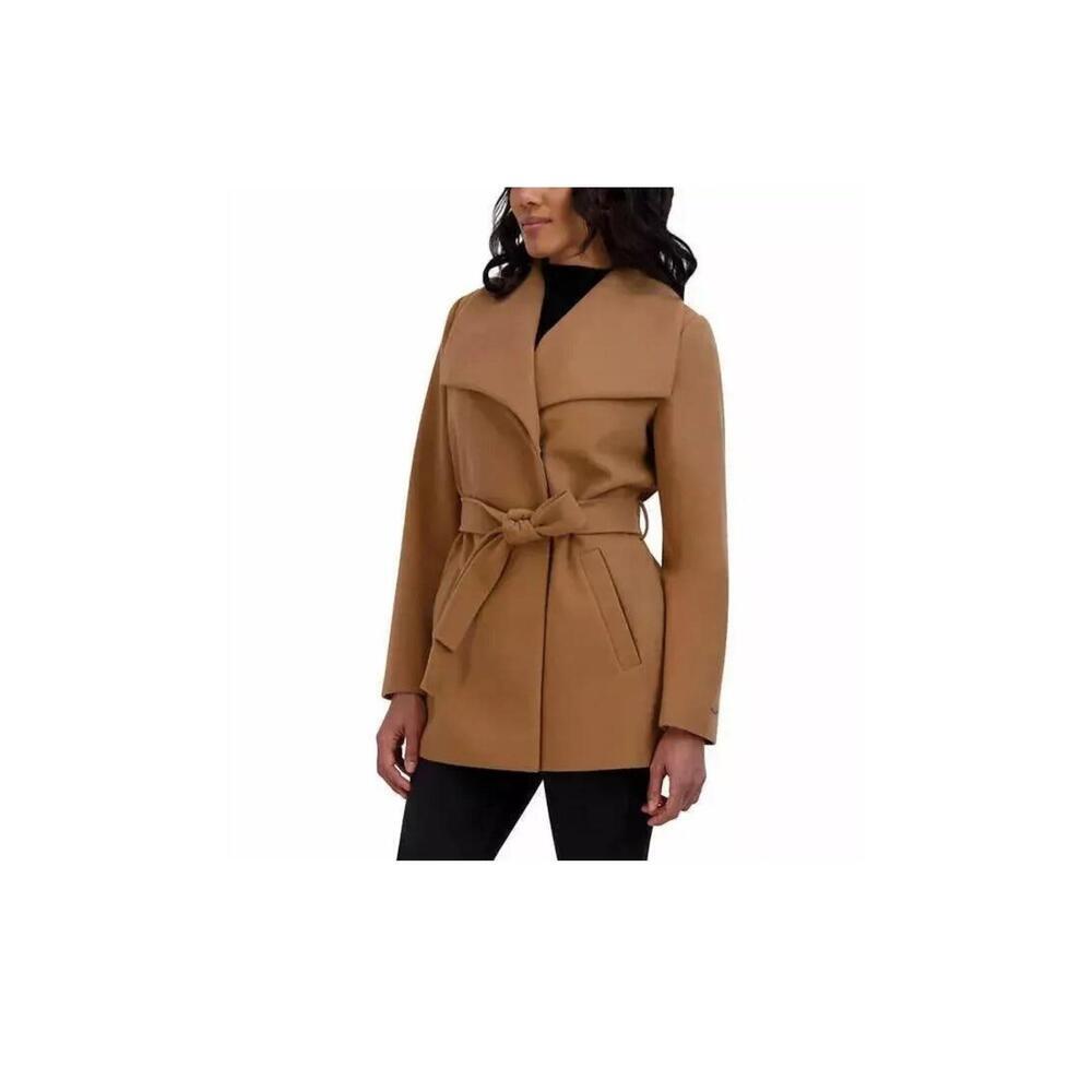 Tahari Women's Water-Resistant Tie Belt Trench Wrap Coat Jacket Size XXL.     BI